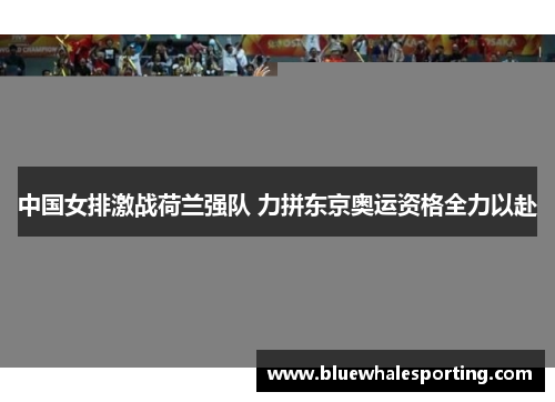 中国女排激战荷兰强队 力拼东京奥运资格全力以赴